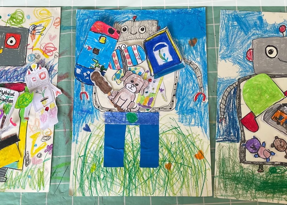 Children's robot artworks